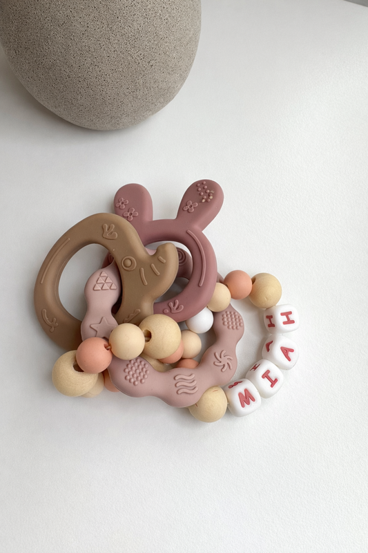 Soft Bunny Teether – Personalised Baby Gift (Copy)