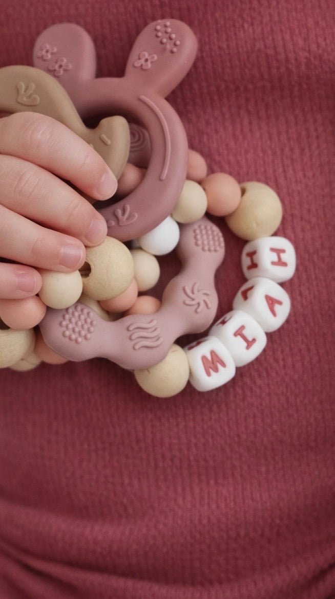 Soft Bunny Teether – Personalised Baby Gift (Copy)