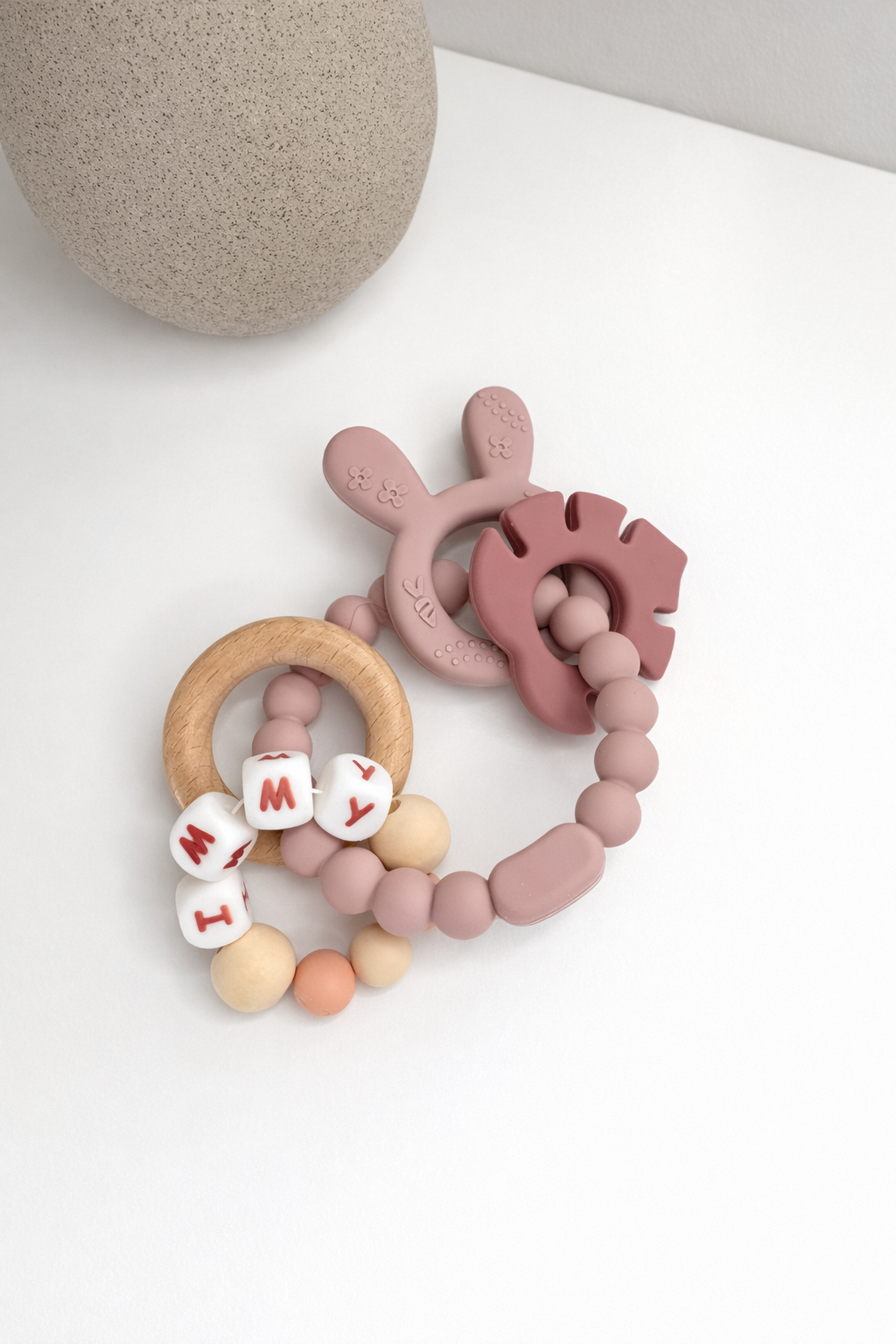 Soft Bunny Teether – Personalised Baby Gift (Copy)