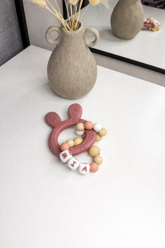 Soft Bunny Teether – Personalised Baby Gift (Copy) (Copy)